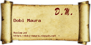 Dobi Maura névjegykártya